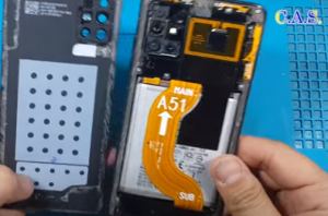 Samsung A51 A515 не заряжается, not charge разборка замена котроллера зарядки SM5713 ремонт телефона